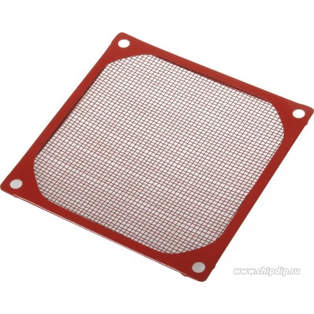 Фильтр для вентилятора FGF-80/M (K-MF08E) красный, 80х80мм (металл)