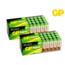 9V Батарейка GP Super Alkaline 1604A 6LR61,  550мAч